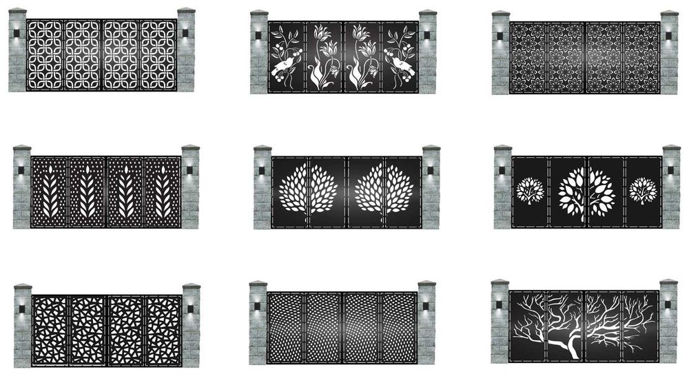 Panouri gard debitate CNC laser