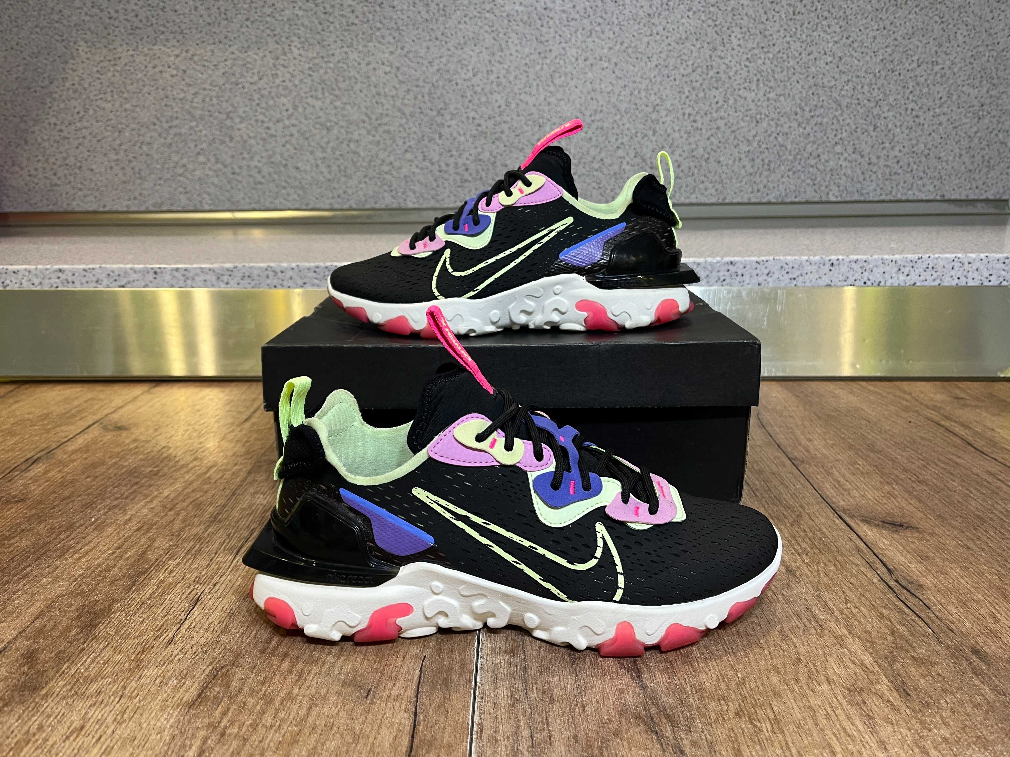 ОРИГИНАЛНИ *** Nike React Vision / Black/Royal Pulse/Beyond Pink