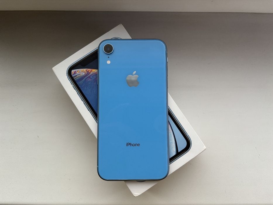 Iphone xr Айфон хр Apple Эпл синий blue