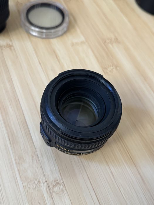 Echipament fotografie Nikon D3400, 50mm f/1.4, geanta nikon,16-55mm DX