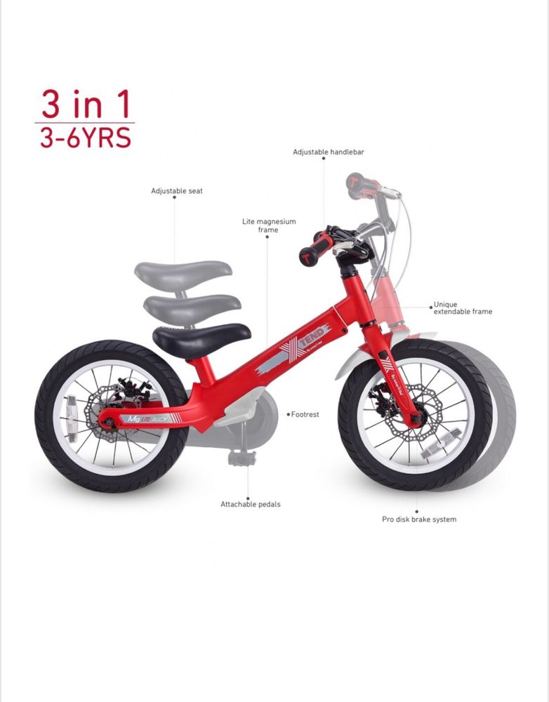 Bicicleta copii 3 in 1 Smart Trike Xtend