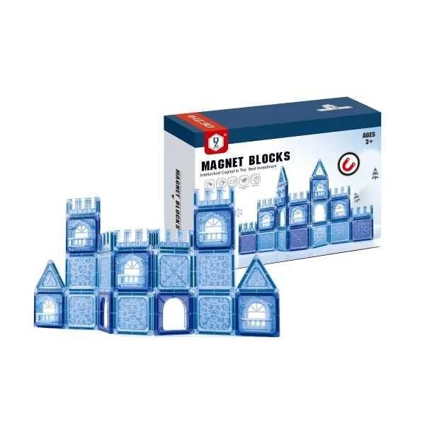 Голям 3D Цветен Магнитен конструктор MAGIC MAGNETIC BLOCKS