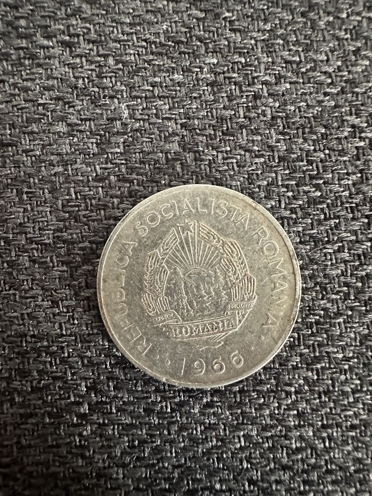 Moneda de 1 leu, din anul 1966