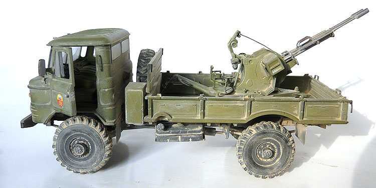 Сборная модель грузовик ГАЗ -66 масштаб 1:35