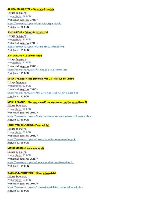 Colectie 21 carti thriller, politiste (biblioteca, carte, scriitor)