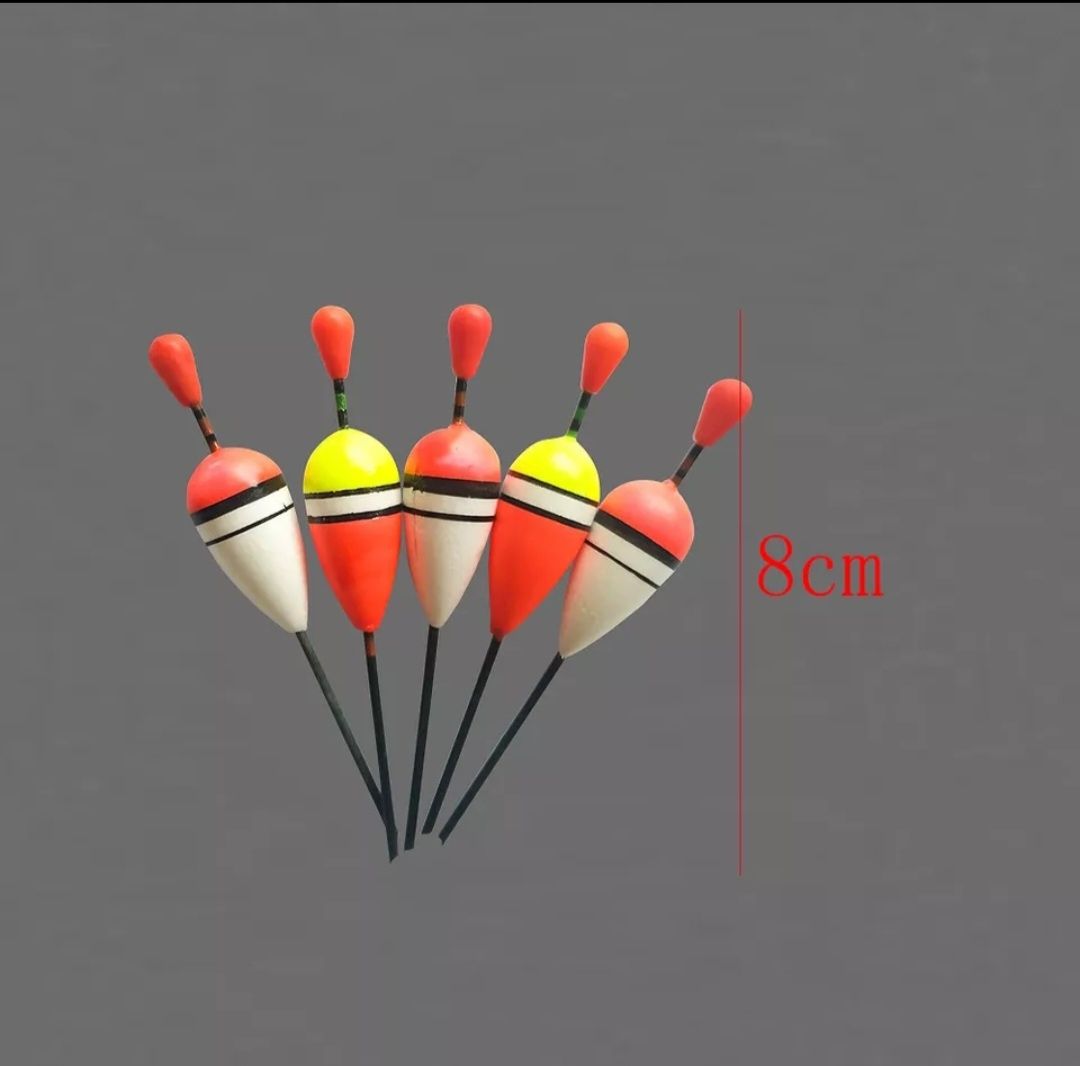 15 броя вертикални речни плувки цена за комплект