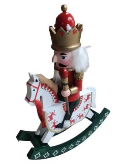 Дървена люлееща фигура Лешникотрошачката