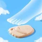 Set 10 buc. (5 seturi) insertii din spuma pentru pantofi , culoare BEJ