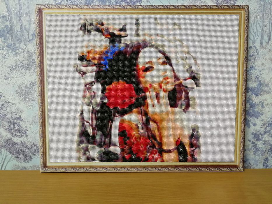 Алмазная картина, готовая