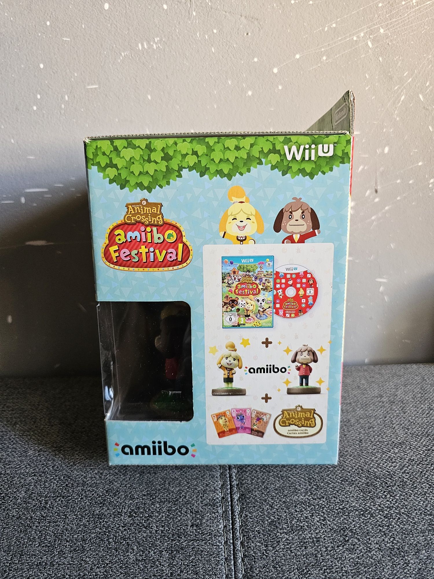 Set/pachet animal crossing festival + 2 amiibo sigilat joc nintendo wi