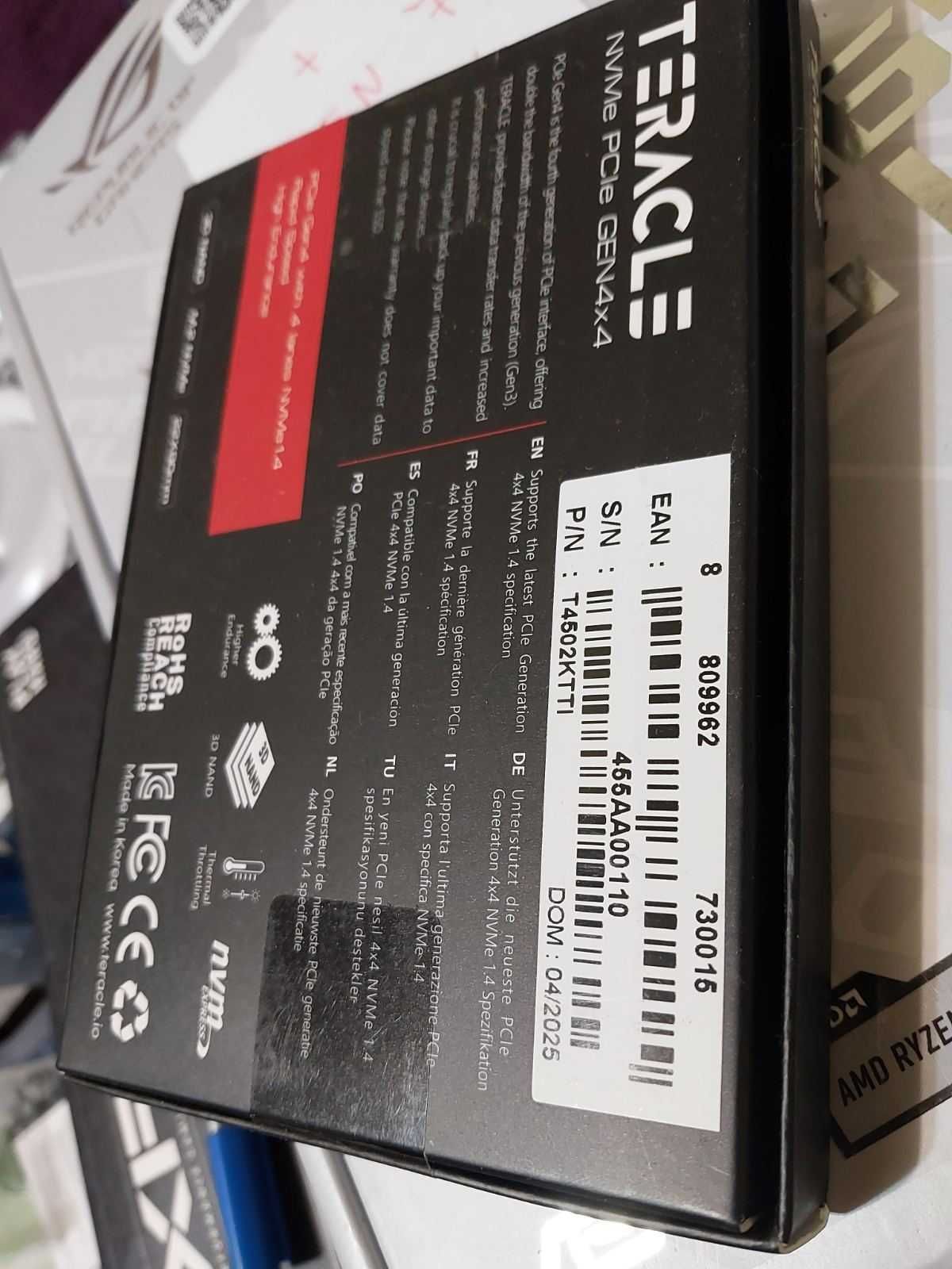 2TB Teracle Gen4 T450, M.2 2280, до 7000Мb/s +