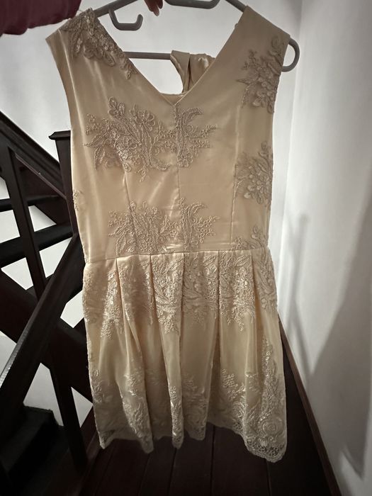 Rochie ocazie culoare crem