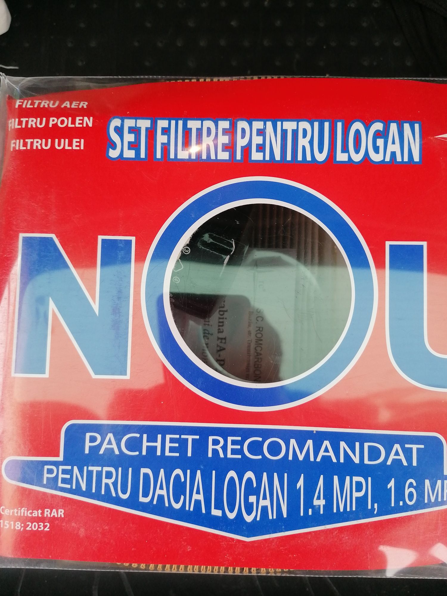 Set filtre pentru Logan 1,4 mpi