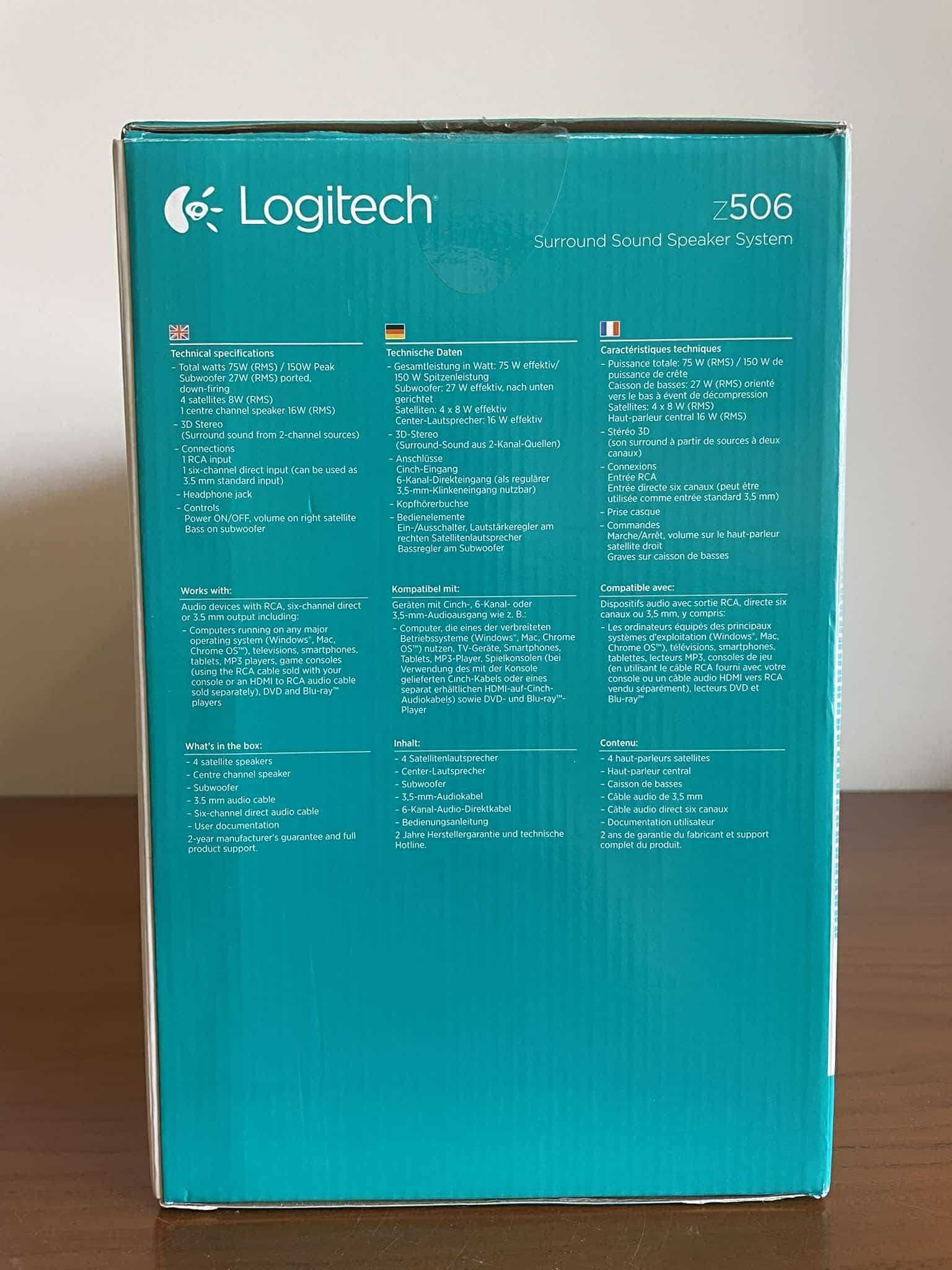 Колонки Logitech 5.1 Z506, 75W RMS