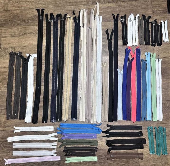 Замочки молнии для шитья одежды