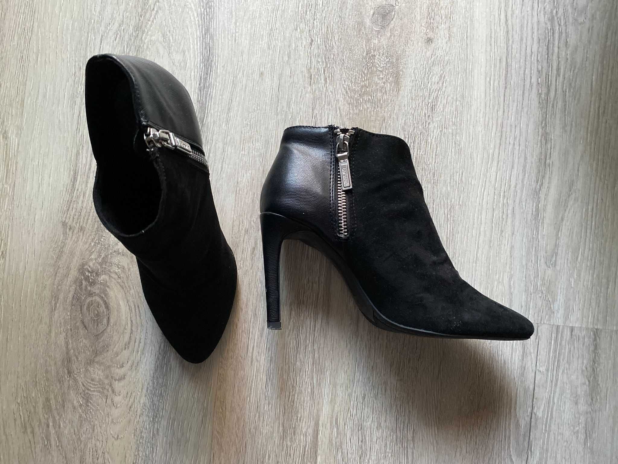 Botine negre Bershka