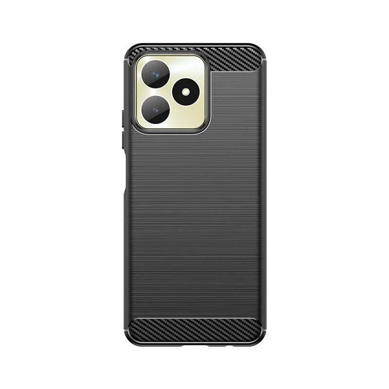 Realme C51 / Realme C53 - Удароустойчив Кейс Гръб CARBON