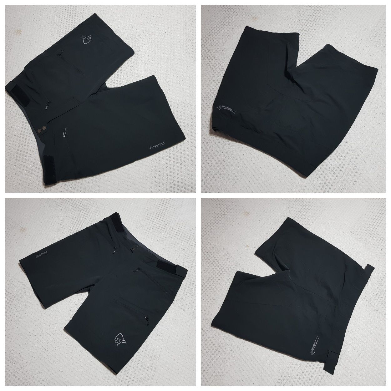 Pantaloni scurți Stretch Norrona Falketind Flex Caviar mărimea M (men)