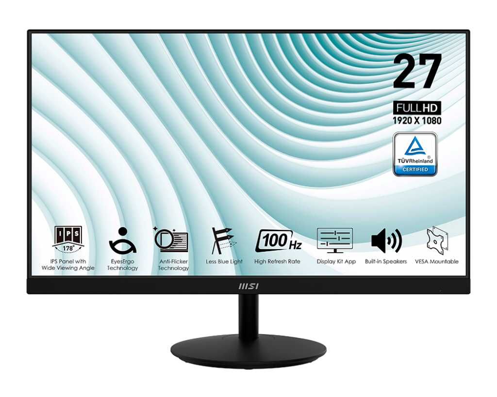 MSI Pro MP271A Монитор 100hz  +
