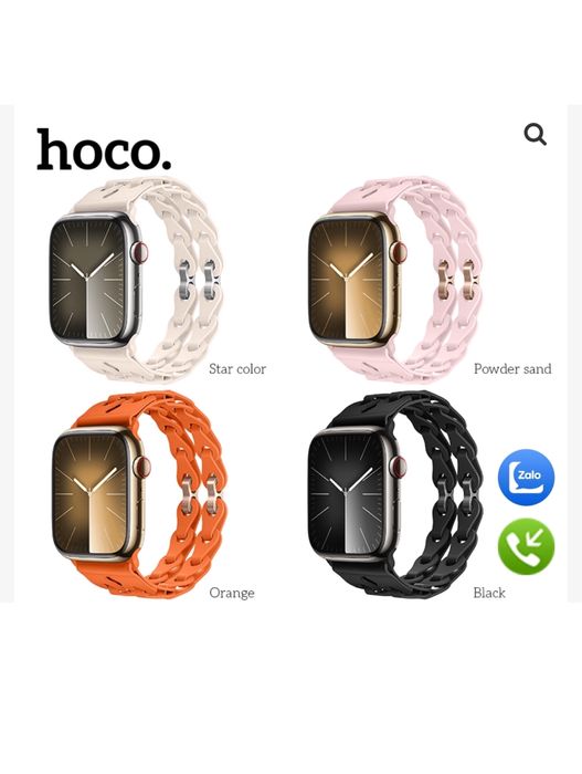 Curea Husa Silicon Lady Line Compatibila Ceas Apple Watch