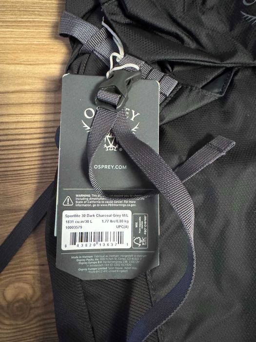 Rucsac Osprey Sportlite 25 M/L și 30 M/L, noi cu eticheta