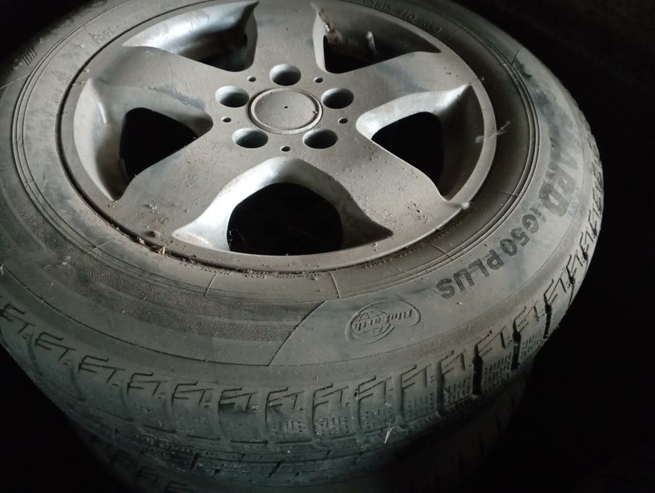 Диски с резиной на Мерседес размер 15 Обмен на 14 с резиной на Ваз