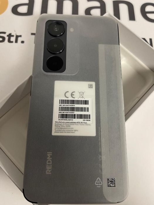 Telefon XIAOMI Redmi 15 5G, 256GB, 8GB RAM, Dual SIM, Midnight -T-