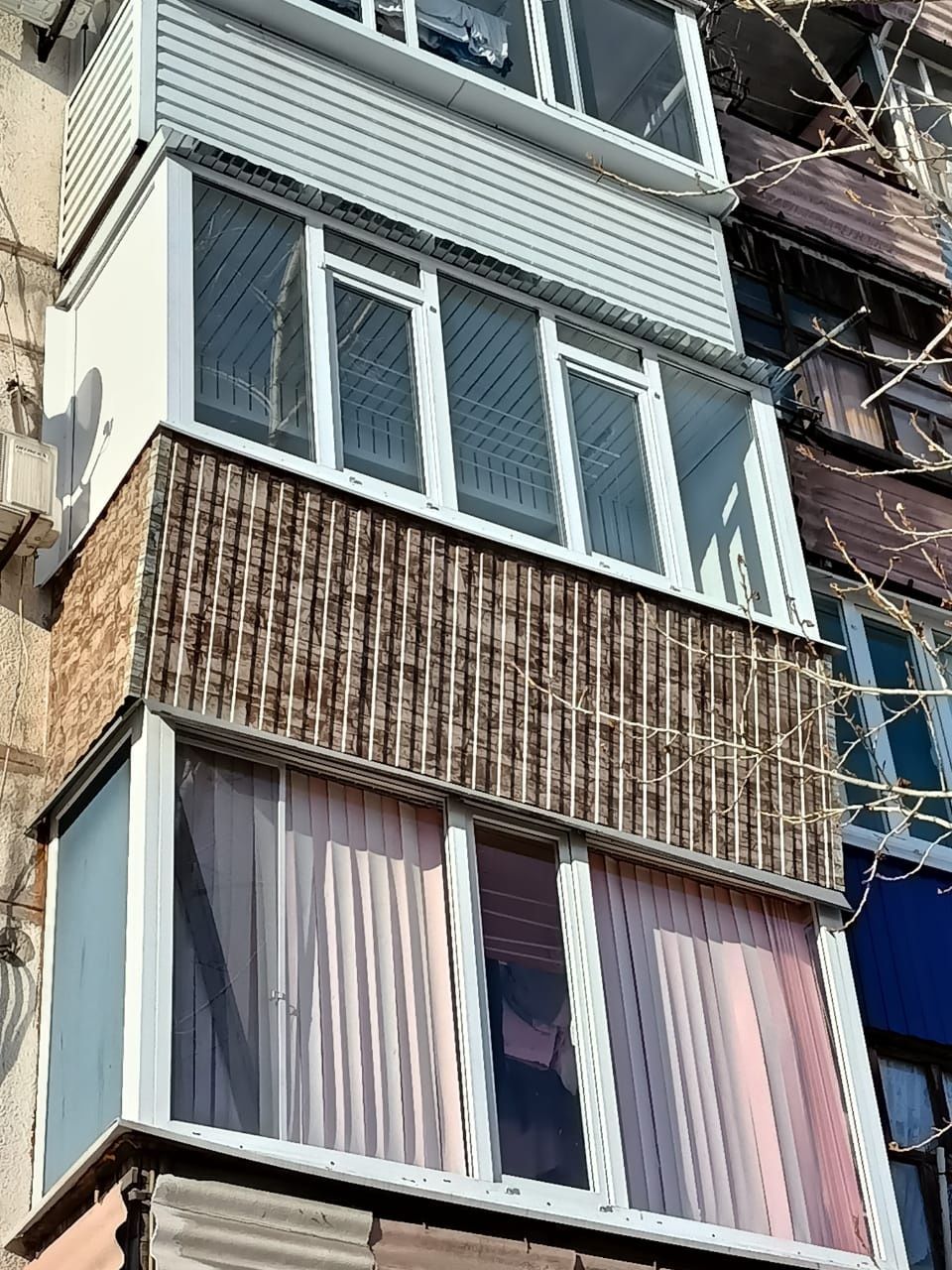 Балконы под ключ , пластиковые окна.