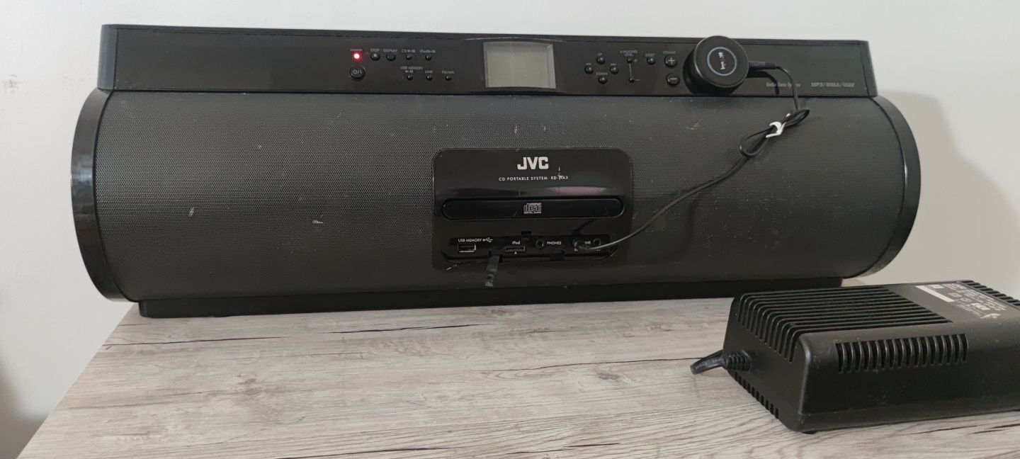 jvc rd-ha3b boombox bluetooth atașat inclus in pret