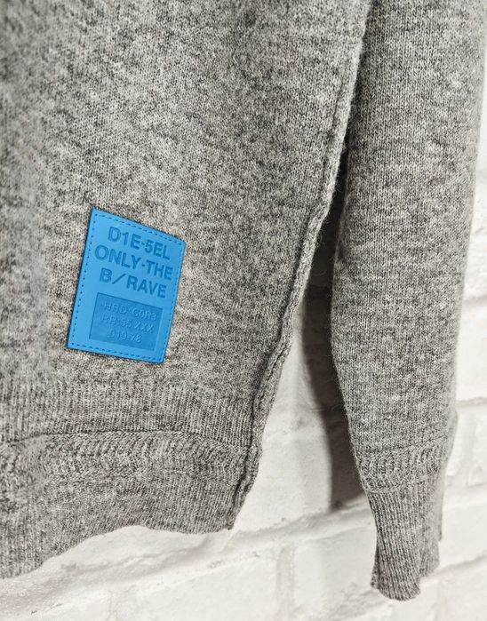DIESEL Оригинален мъжки вълнен пуловер размер S