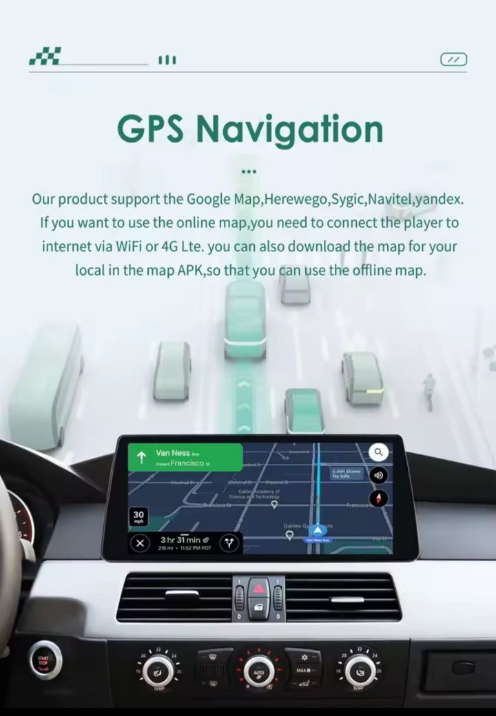 Navigatie Moderna BMW E60 CCC/CIC