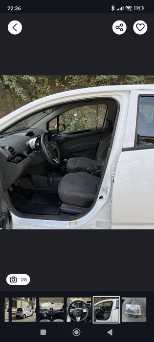 Спарк 2022г механика. краска тоза