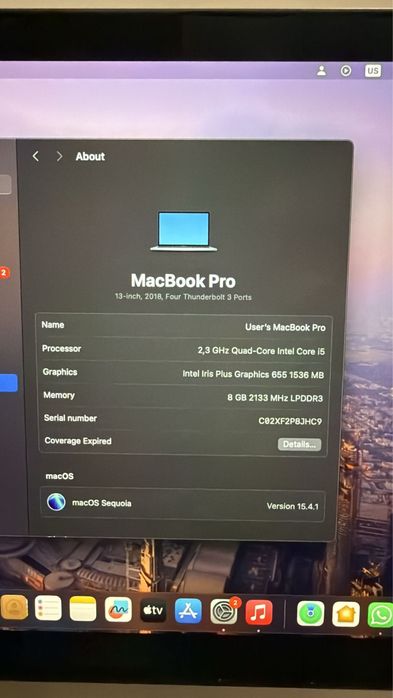 Apple MacBook Pro 13’ 2018