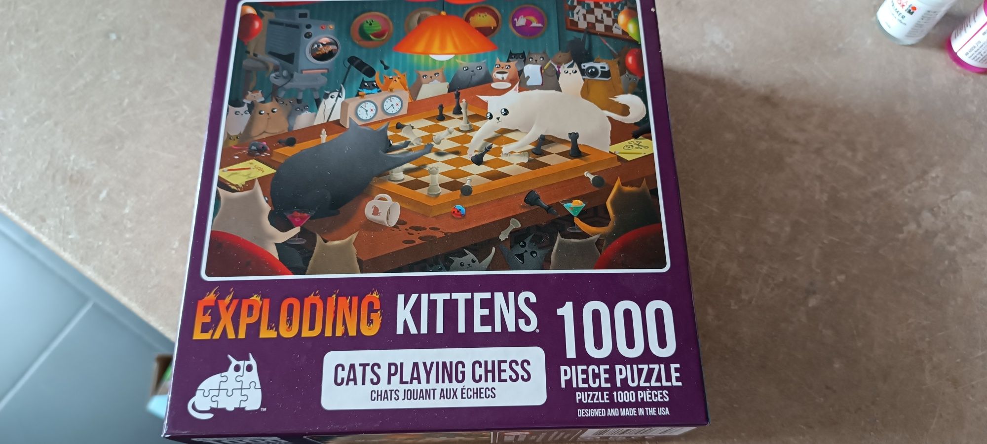 Exploding kittens Cats Playing Chess