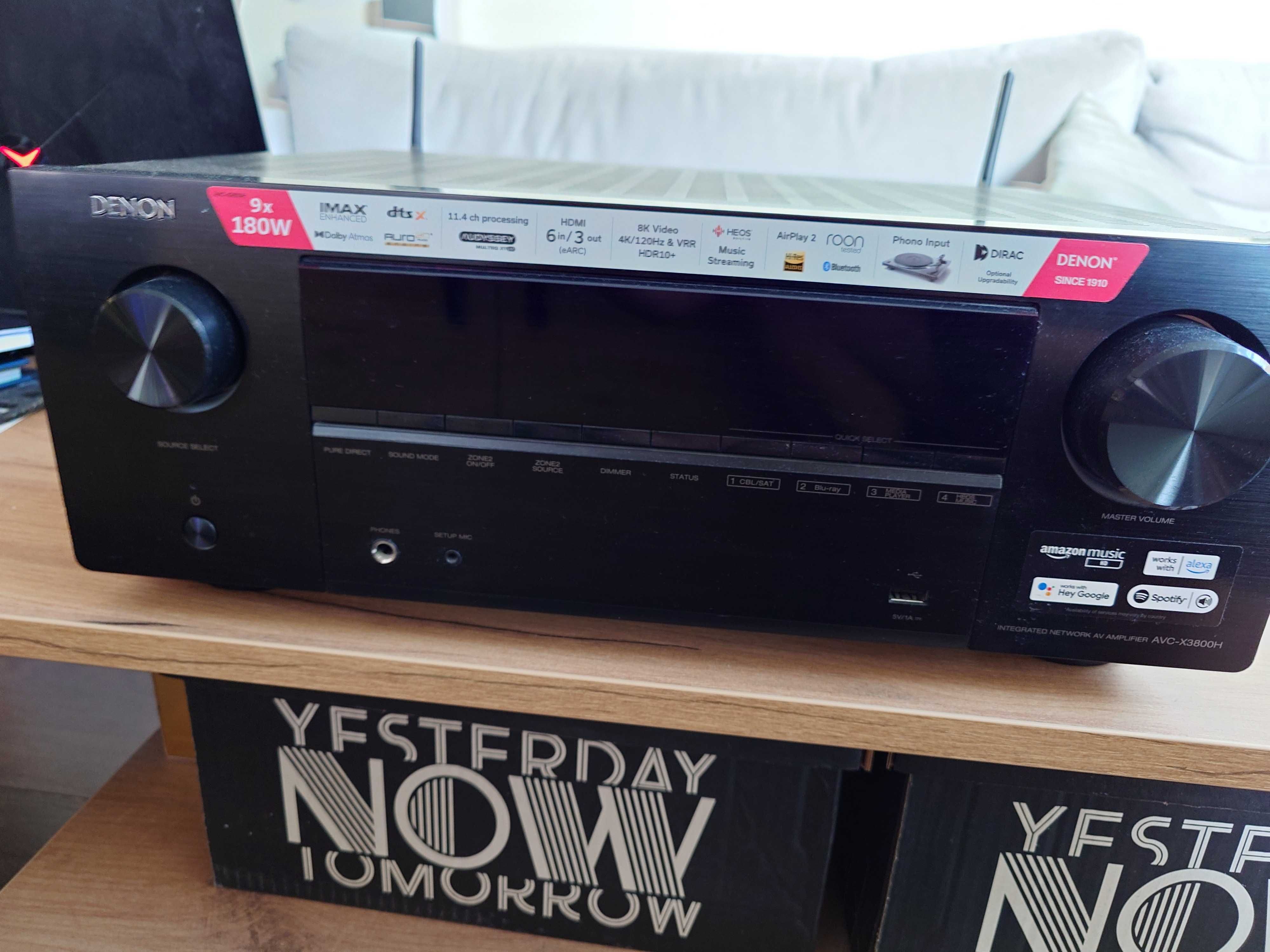 Продавам аудио-видео ресийвър DENON AVC-X3800H с гаранция