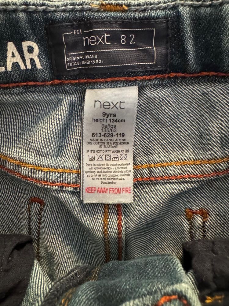 Дънки Next / Zara 134 см
