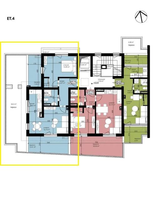 Двустаен апартамент в близост до плаж Хармани в гр. Созопол.