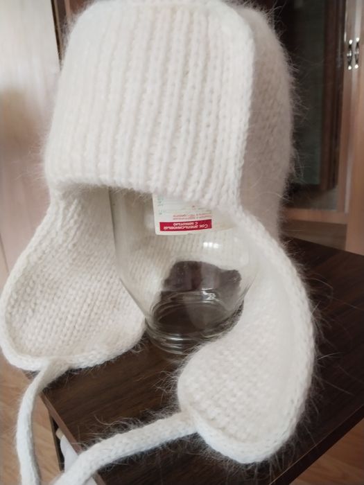 Новые шапки-ушанки из пуха норки