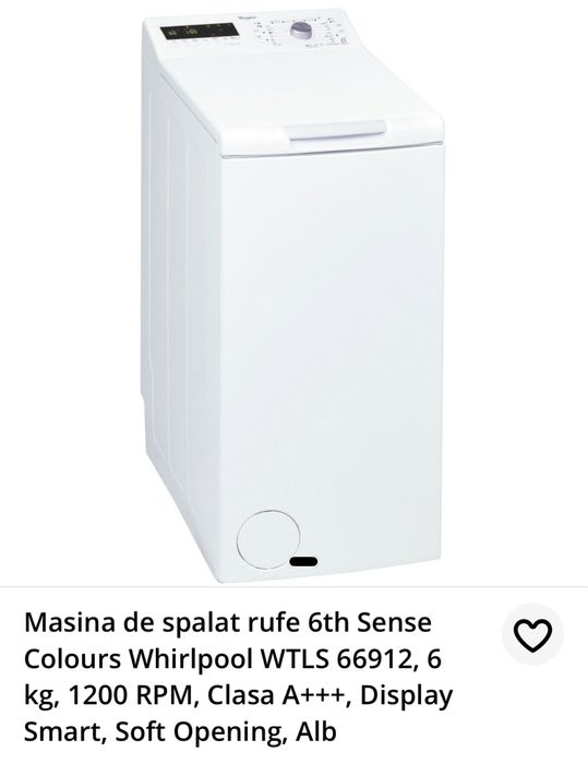 Mașina de spalat Whirlpool