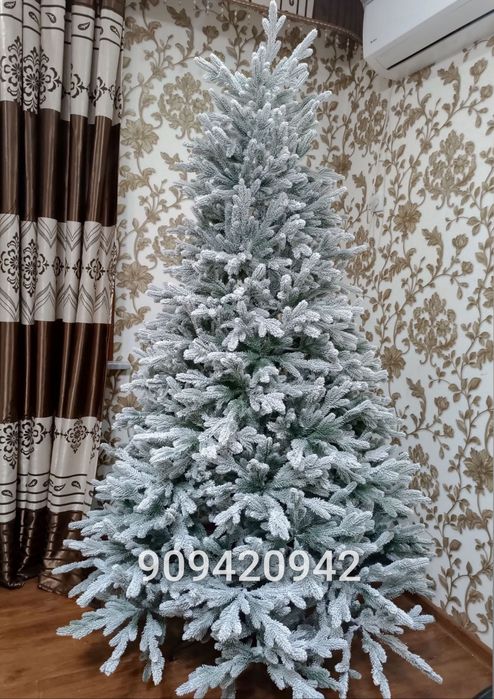 Новогодня ёлка. Версальская заснеженная. Полностью гелевая