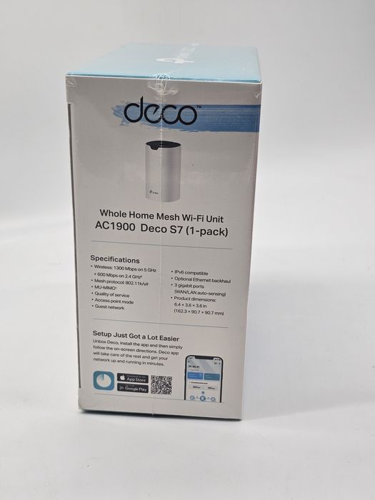 Router wireless TP-LINK KIT AC1900 MESH WIFI 1PK DECO S7