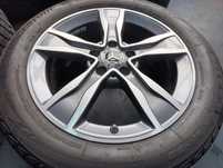 Jante originale Mercedes C class W205  17''cu anvelope de iarnă