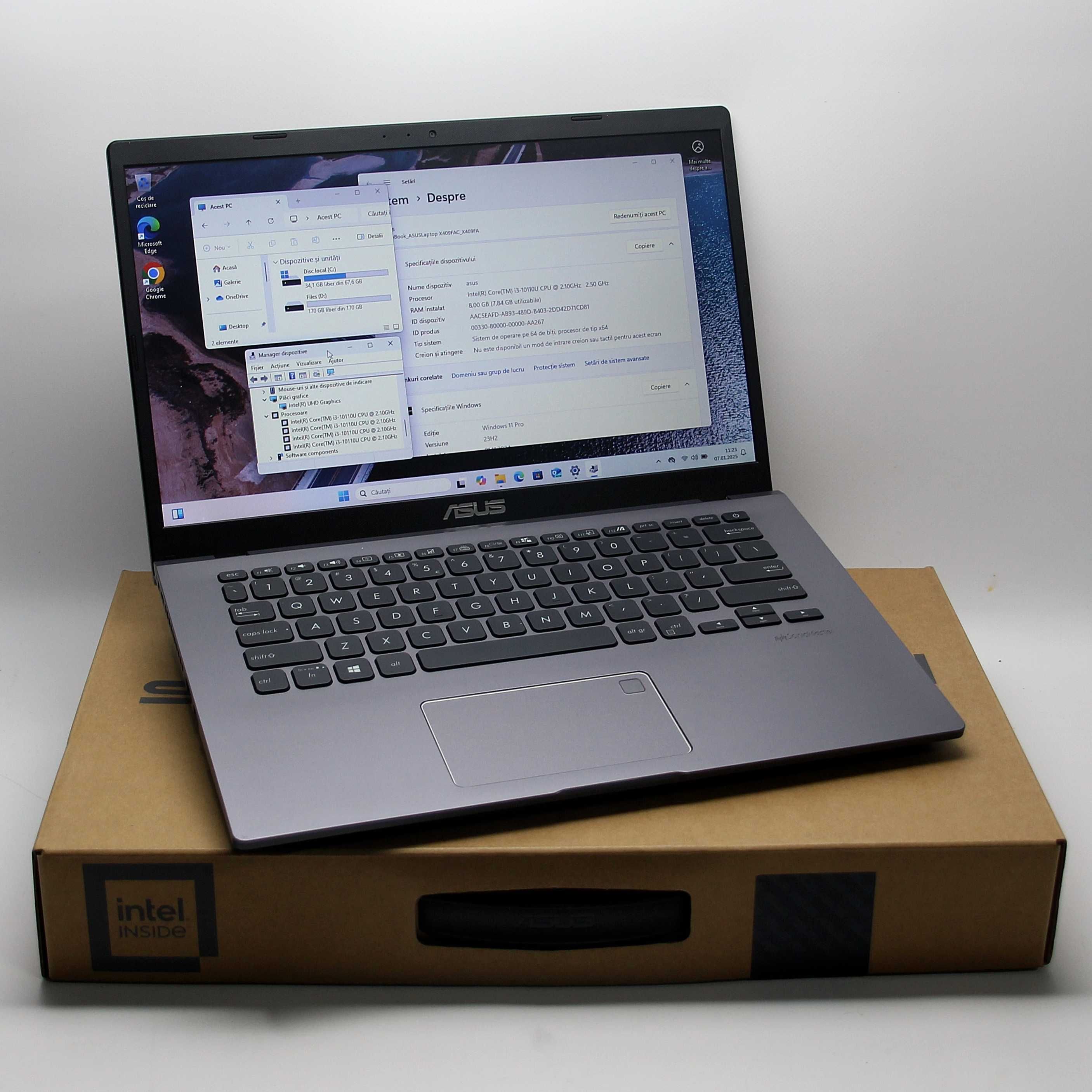 ASUS X409FA, i3-10110U, 256 Gb/8 Gb RAM - Amanet Fresh Galati