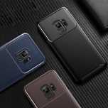 Samsung S9 S9 S10 Plus - Husa Slim Din Silicon Carbon Neagra