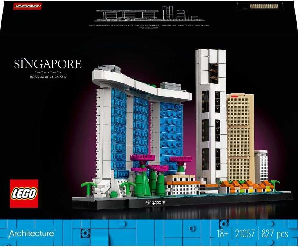 LEGO® Architecture - Singapore 21057, 827 piese