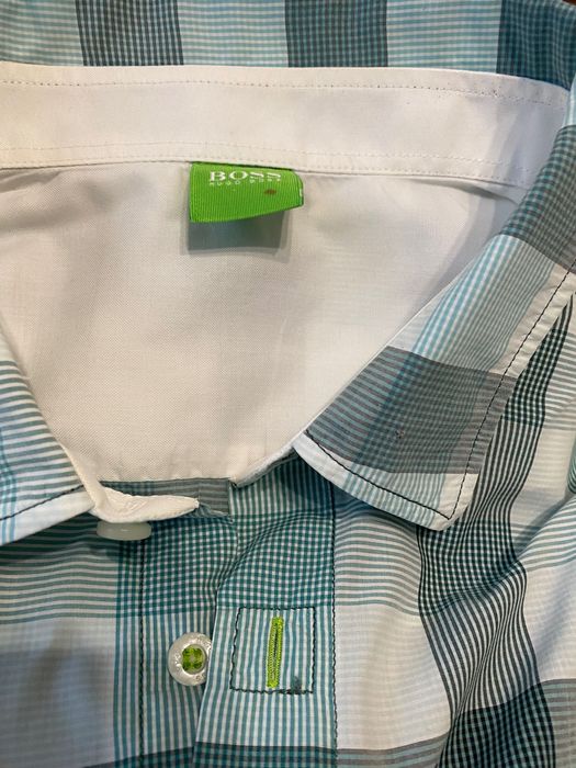 Мъжка риза boss  дълак ръкав