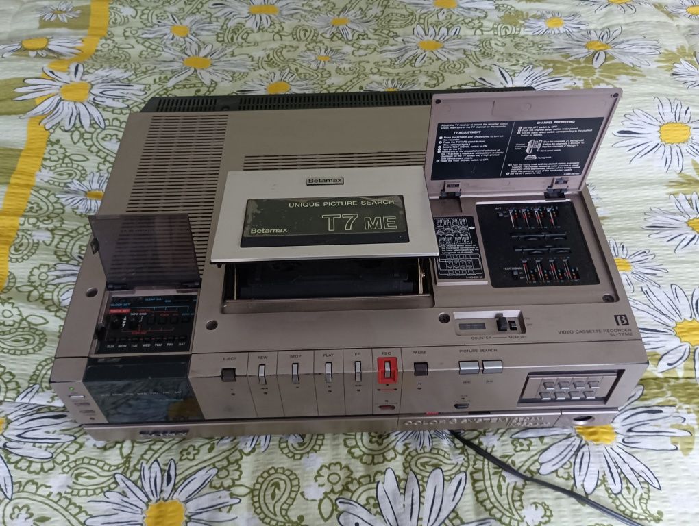 Sony sl-t7me video betamax