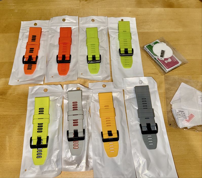 Curea Garmin Fenix Epix 26mm Cablu incarcare Folie Sticla Film Silicon