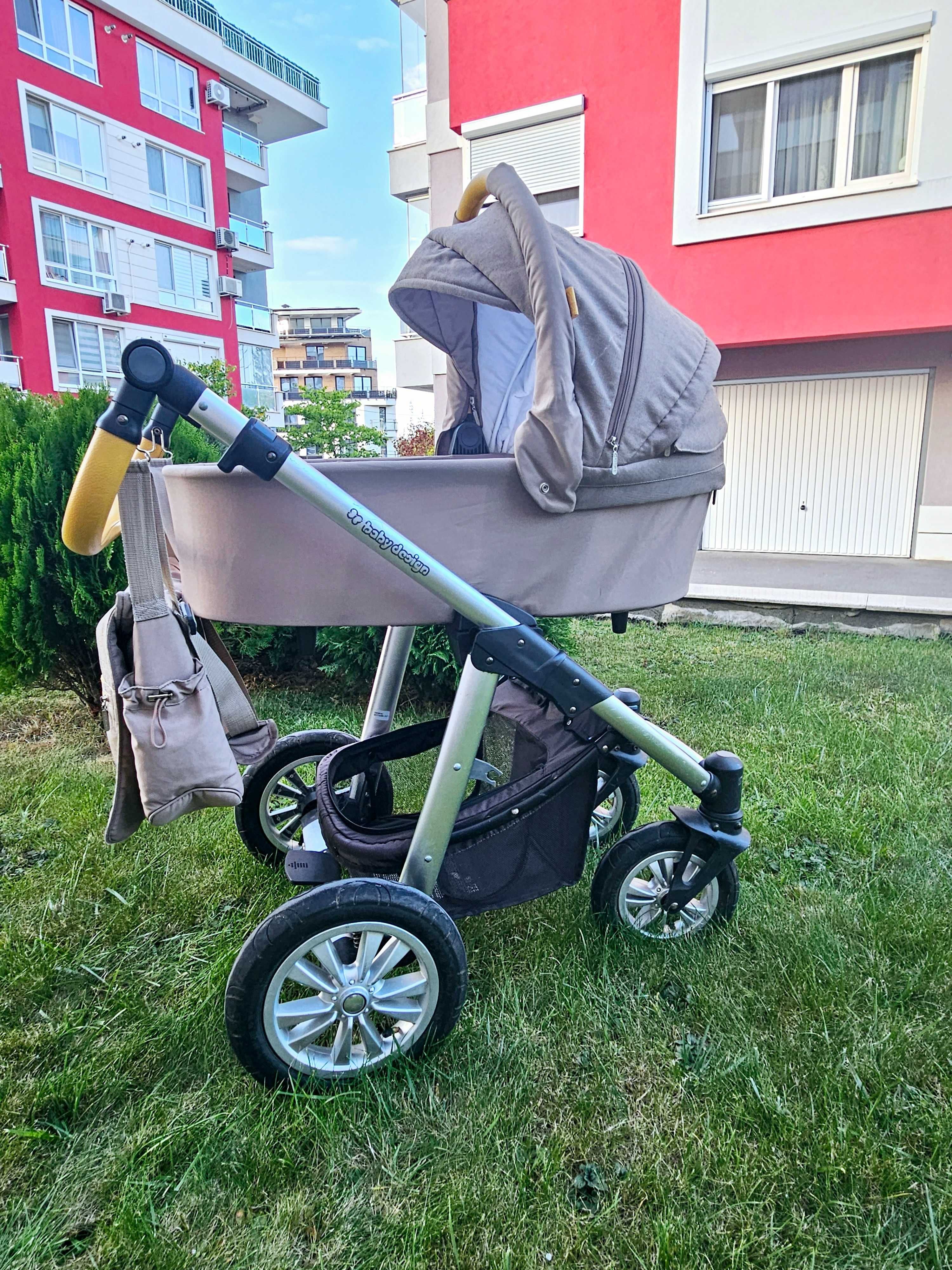 Комбинирана количка 2 в 1 Baby design