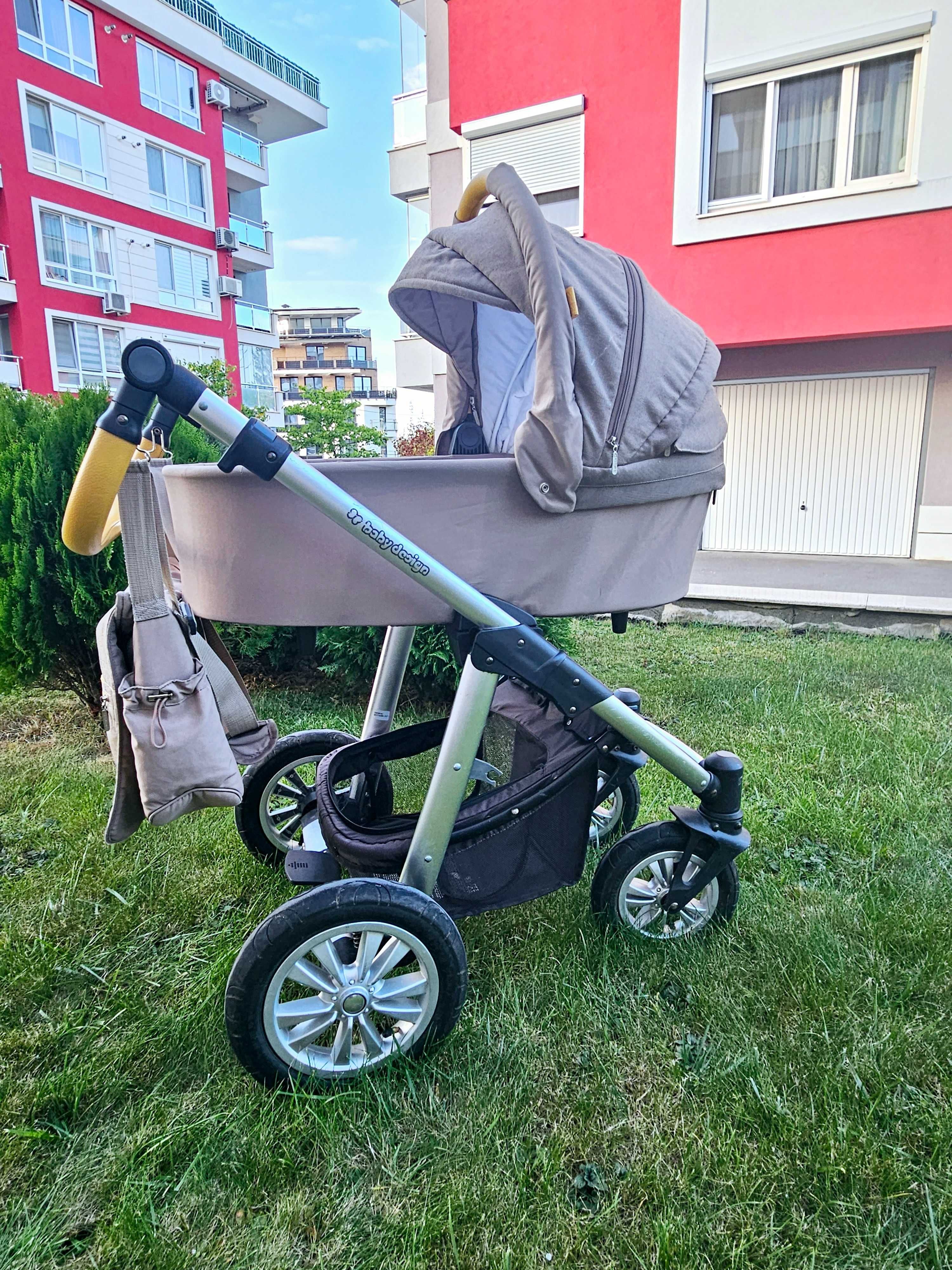 Комбинирана количка 2 в 1 Baby design